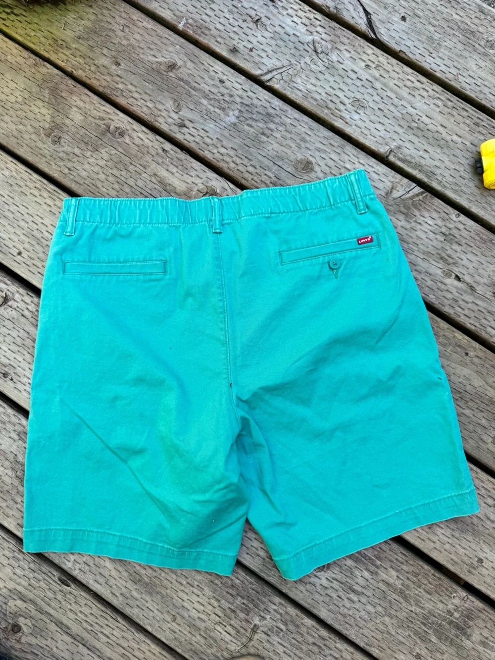 Levi's Turquoise Flat Front Men’s Shorts